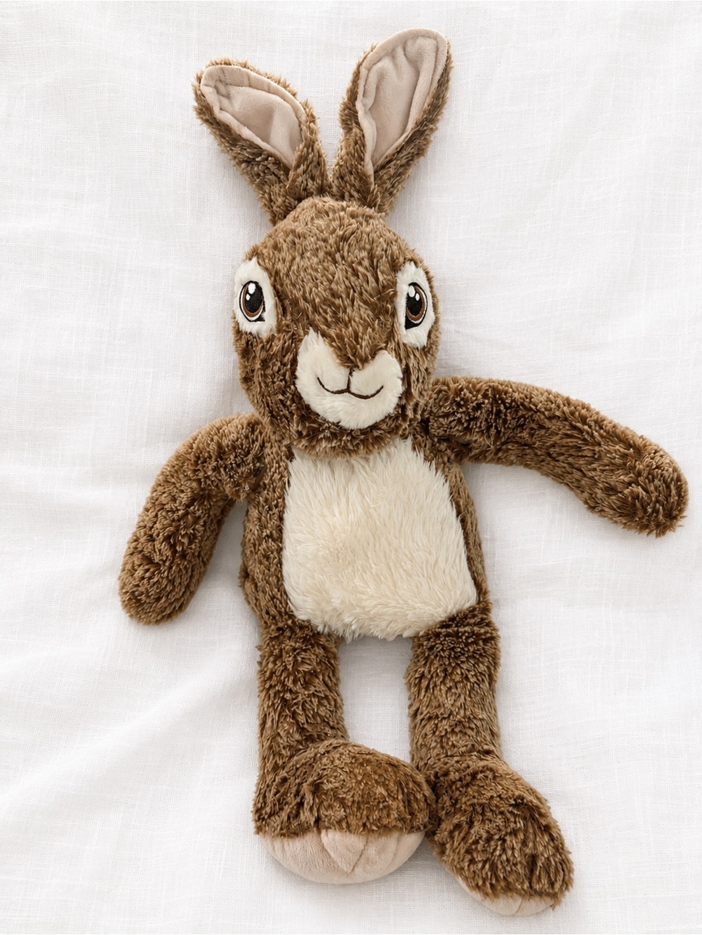 Peter Rabbit Brown Plush Bunny with Cream Inner Ears
